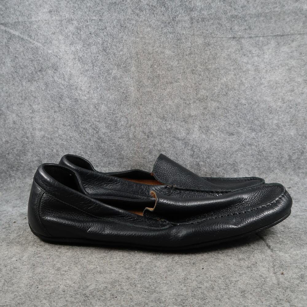 Casual Dress Shoes Mens 13 Loafers Black Leather Nordstrom Rack Moc Toe Classic